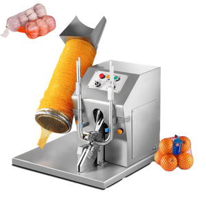 Machine for Packing Vegetables Into Nets Garlic Net Packing Machine Semi Automatic Auger Filler Machine - Product Image 2