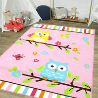 Tapis de jeu pour bébé personnalisé CLASSIQUE 100% polyester, imprimé animal, tapis pour enfants, tapis rectangulaire lavable