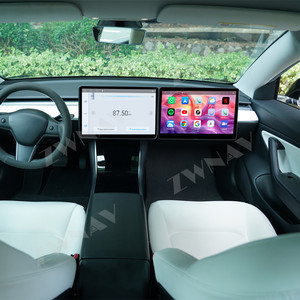 Zwnav 15.6 ''android 13 Carplay cho Tesla mô hình 3/Y 2019 2024 hành khách giải trí màn hình xe đài phát thanh GPS đa phương tiện Máy nghe nhạc - Product Image 5