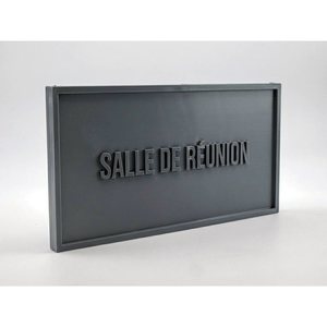Placca per porta e segnaletica interna multicolore, stampa 3D FDM in rilievo, a partire da 7,90 € a placca - Product Image 1
