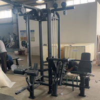 Machine de musculation multifonctionnelle 8 stations pour usage commercial et domestique, avec Smith Machine et blocs de poids, pour entraînement complet du corps