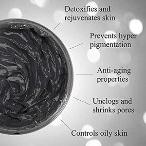 Etiqueta privada Hombres Mar Muerto Máscara de barro Control Aceite Reducir los poros <span class=keywords><strong>Exfoliante</strong></span> Desintoxicación Pore Clean Face Máscara de barro para todos los tipos de piel - Product Image 2