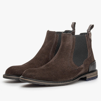 Bottes à lacets en PU classiques rétro de luxe pour hommes - Plateforme épaisse antidérapante, chaussures de moto pour toutes les saisons