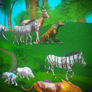 Parque Temático de Dinosaurios, <span class=keywords><strong>Pared</strong></span> Interactiva para Dibujar, <span class=keywords><strong>Pintura</strong></span> Infantil, Proyección de Acuario, Peces para Niños - Product Image 2