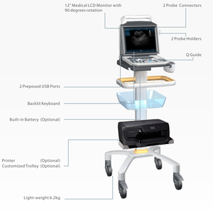 Appareil d'échographie vétérinaire portable, système de diagnostic, scanner, appareil d'échographie vétérinaire pour hôpital - Product Image 5