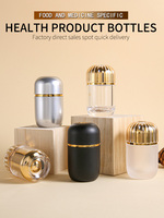 Capsules de luxe personnalisées PS Bullet Bouteilles pharmaceutiques Bouteille comme capsule Pot pour pilules vides