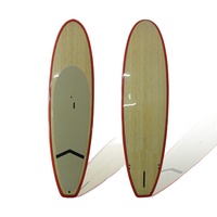 Planche SUP à noyau EPS personnalisée/planche de pagaie debout/planche de surf en bambou époxy