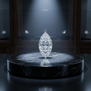 RAMDUT IMPEX LD-06 Diamant de laboratoire CVD de taille personnalisée, taille marquise et taille brillant modifiée, couleur D Fancy, certifié IGI - Product Image 2