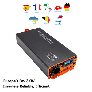 Biến tần sóng sin thuần DATOUBOSS 12V 24V 48V DC sang AC 110V 220V 230V 240V 3000W, hoạt động độc lập lưới điện, công suất 1000W 1500W 2000W 3000W - Product Image 1