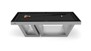 Tables de billard haut de gamme au design moderne, <span class=keywords><strong>9</strong></span> et 7 pieds, snooker et billard, qualité CPBA, tissu, ardoise et coussinets en MDF, différentes tailles - Product Image 2