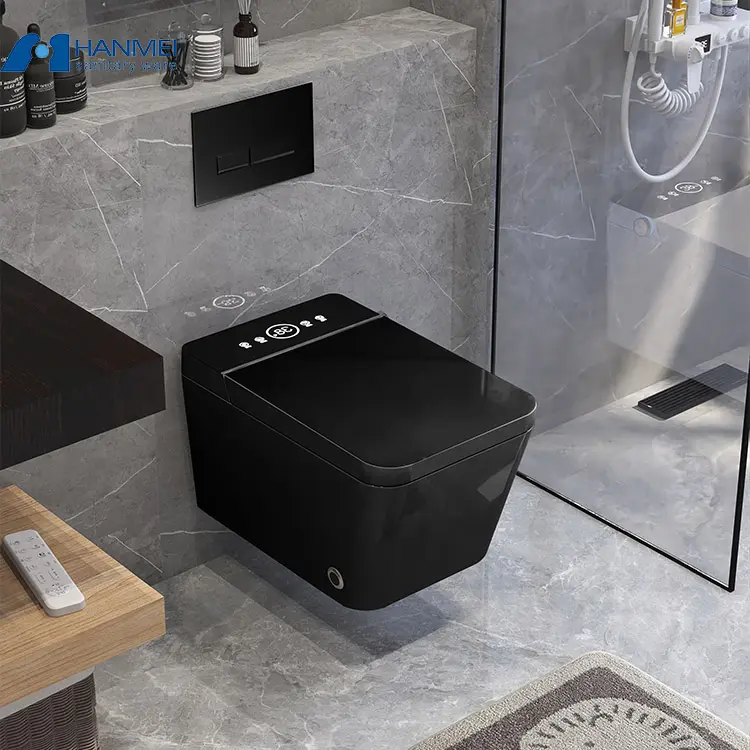 Banheiro inteligente thiết bị vệ sinh treo tường nhà vệ sinh với giấu bể Bidet Para inodoro