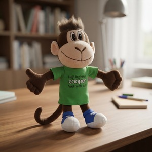 Produttore di Giocattoli in Peluche Personalizzati, <span class=keywords><strong>Scimmia</strong></span> di Peluche da 25cm Realizzata Secondo <span class=keywords><strong>Disegno</strong></span> o Foto - Product Image 6
