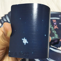 Cartes de jeu personnalisées de luxe, holographiques, dorées, en papier d'art premium, avec boîte cadeau