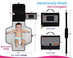 Échantillon gratuit de matelas à langer portable personnalisé, imperméable et résistant pour bébé - Product Image 6