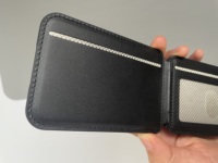 Portefeuille magnétique de luxe en cuir PU avec support pour iPhone 15 16 17 18 Pro Max, étui fin à rabat pour cartes, logo personnalisé