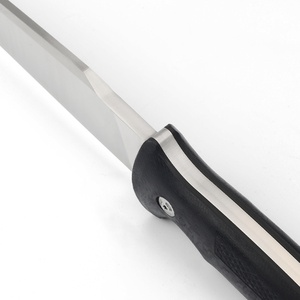 Cuchillo de Camping de Alta Calidad Marca HK, Hoja de Acero Inoxidable con Mango G10, 305 mm de Longitud Total, Portátil para Uso en Exteriores, OEM/ODM - Product Image 5
