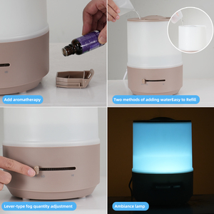 Điện siêu âm tạo độ ẩm khuếch tán nhựa hương liệu thiết bị 3L công suất <36dB tiếng ồn USB powered phòng lớn hộ gia đình - Product Image 2