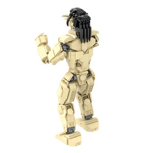 MOC1244 ตัวต่อพลาสติกแบบประกอบเอง ตัวละครอนิเมะญี่ปุ่น Attack on Titan ของเล่นตัวต่อสำหรับเด็ก 728 ชิ้น - Product Image 6