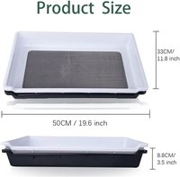 Plateau de garniture de récolte de vente chaude plateau bim avec une plus grande taille