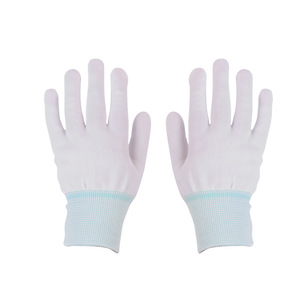 Nylon Safety <b>Gloves</b> 13-Needle Full Texture Durable Elastic White General Purpose <b>Gloves</b> - Product Image 1