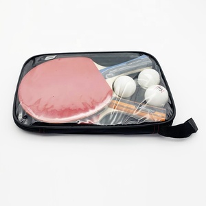 Set di Racchette da <span class=keywords><strong>Ping</strong></span> <span class=keywords><strong>Pong</strong></span> Professionali Konford, Racchetta da Tennis da <span class=keywords><strong>Tavolo</strong></span> in Pelle Nera con Marchio Laterale V, Racchetta da Tennis da <span class=keywords><strong>Tavolo</strong></span> per Esterni - Product Image 5