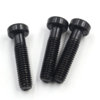 Vis de machine en acier inoxydable SUS304, tête cylindrique Torx M6x25mm, filetage machine, électrophorèse noire, sur mesure
