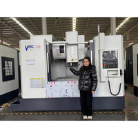 Tour CNC vertical China Jane VMC 1160 haute précision, broche BT40, machine-outil 5 axes robuste, capacité 24 outils, prix usine