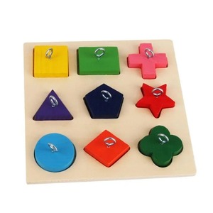 Jouet interactif moderne et écologique pour perroquets, trieur de formes en bois pour l'entraînement et l'intelligence des oiseaux, perruches et calopsites - Product Image 3