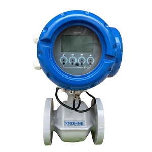เครื่องวัดการไหลแบบแม่เหล็กไฟฟ้า Krohne Optiflux4300C สำหรับของเหลวที่นำไฟฟ้าได้ ความแม่นยำ 010000mh +/-0.5% - Product Image 1