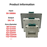Sensor de Corriente CA/CC Tipo Anillo Cero TONGEA MSQ-60 CTS 50/60Hz 400-1000A Entrada 5A/1A Salida Clase 0.5/1.0/3.0 Transformador