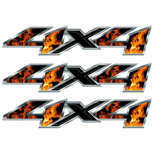 Pegatina 3D para Auto Amazon Flame <span class=keywords><strong>4X4</strong></span>, Material ABS Reflectante e Impermeable con 1 Año de Garantía, Diseño con Efecto 3D - Product Image 6