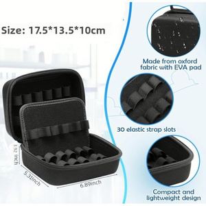 SANJIN - Organizador Refrigerador Portátil de EVA para 36 Viales de Insulina, 10 ml, con Correas Elásticas, Estuche de Protección para Péptidos - Product Image 2
