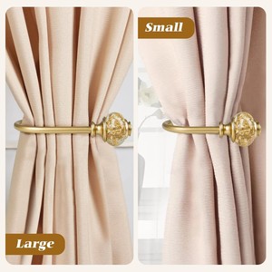 <b>Curtain</b> <b>Hook</b> U Shape Gold Traditional Durable Hardware Accessory for Wall Hanging - Product Image 5