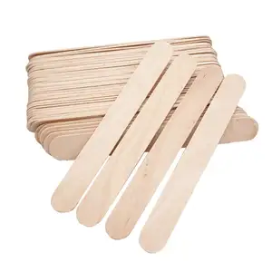 Assorted Style Eyebrow Wax Sticks Waxing Applicator Wooden Wax Spatulas Kit for Face and Small Hair Removal Sticks