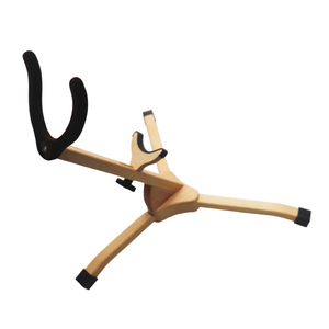 Verstellbarer Messing-Musik instrumenten ständer Holz saxophonst änder für Sopran-Eigenschaften Gitarren typ - Product Image 2