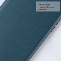 Keysion-coque de téléphone en cuir véritable, étui Anti-rayure avec doublure métallique, pour iPhone 11, 12 Pro Max, SE, Xs Max, 8 Plus