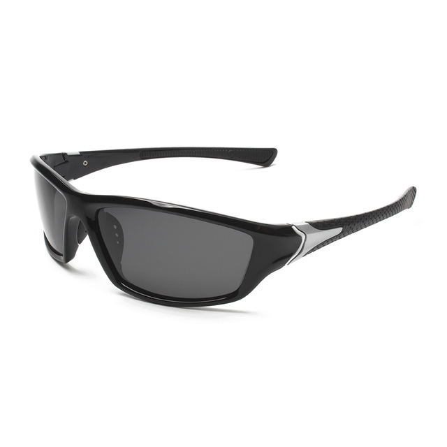 Men's Custom Logo Cycling Sunglasses Polarized Sport Glasses with PC Frame