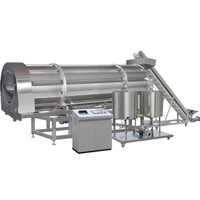 Système de pulvérisation automatique de poudre et d'aromatisation en acier inoxydable avec mélangeur pour fruits de mer, bonbons et snacks frits