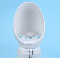 Bouteille d'eau portable pliable en silicone de qualité alimentaire, étanche et durable, pour promenades avec chien