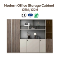 Mobilier de bureau moderne porte personnalisée PDG patron directeur armoire de rangement classeurs bibliothèque