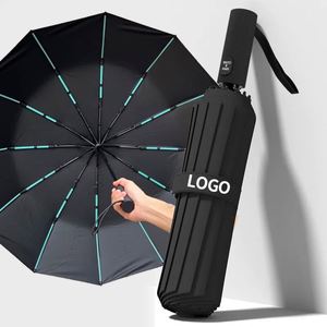 Fully-Automatic Compact Travel <b>Umbrella</b> <b>Windproof</b> Adult Rain <b>Umbrella</b> with Logo Printing Small Foldable Open Promotional Rain - Product Image 1