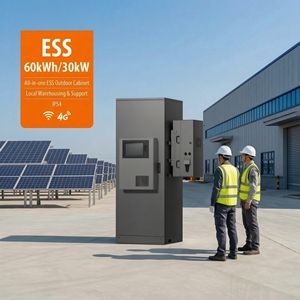 Système de stockage d'énergie solaire hors réseau LITHTECH ESS, batterie au lithium Lifepo4, 360 kWh, 600 kWh, armoire extérieure HP1500K 30 - Product Image 1