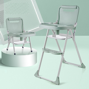 Ensemble table et <span class=keywords><strong>chaise</strong></span> de salle à manger multifonctionnelle et portable pour tout-petits, support pliable pour bébé, table à manger et <span class=keywords><strong>chaise</strong></span> réglables pour bébé - Product Image 2