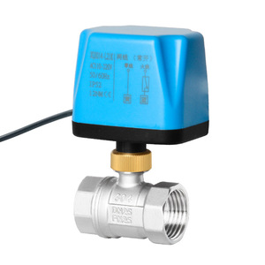 Vanne à boisseau sphérique électrique bidirectionnelle en acier inoxydable DN25 PN25 220V pour le contrôle du débit d'eau - Product Image 1
