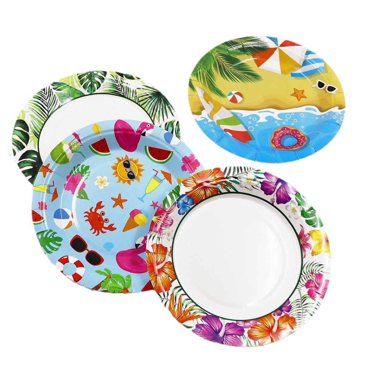 Ultra Paper Plates Dinner Size Bowls 100 Pack of Printed Paper Plates
