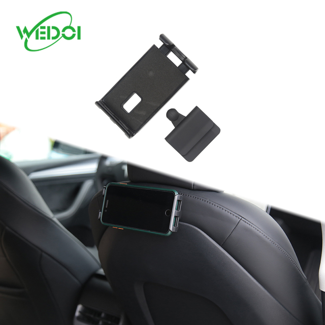 For Model 3 Highland Phone Holder Rear Seat Pillow Support Bracket Headrest Tablet Mount for tesla Mobile Phone Holder
