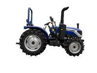 Tracteur agricole 70 CV, 4 roues motrices, moteur diesel turbocompressé, 8+8 vitesses avant/arrière, protection ROPS, culture agricole