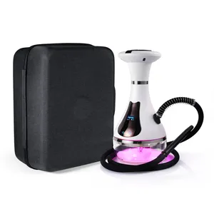 Nouvelle conception de chicha électrique rechargeable sans charbon, chicha électrique portable avec kit d'emballage EVA - Product Image 2
