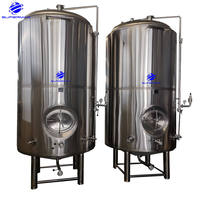 Supermax Bright Beer Tank Brewery Plant 3500L Vertical Horizontal SUS304 Acier Inoxydable Pompe Moteur PLC Fermentation 5 Ans