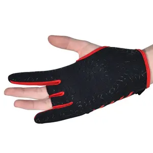Wholesale Adjustable Breathable High Elastic Anti Slip Silicone Bowling Gloves